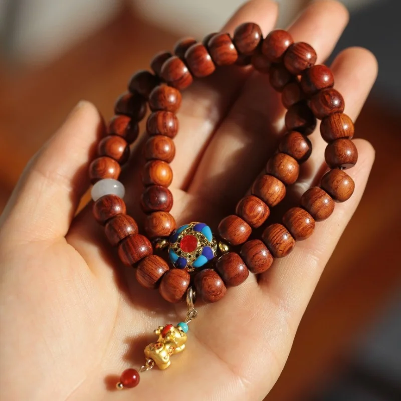 Boutique Huanghua Pear Flat round BeaddiyPendant Bracelet Safety Lock Hand-Woven Ancient Golden Pixiu Double Ring Bracelet
Boutique Huanghua Pear Flat round BeaddiyPendant Bracelet Safety Lock Hand-Woven Ancient Golden Pixiu Double Ring Bracelet