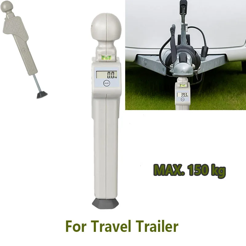 1pc Digital Nose Weight Gauge Noseweight Indicator Support Load Scale Max 150kg For Motorhome Caravan Camper Van RV Accessories
1pc Digital Nose Weight Gauge Noseweight Indicator Support Load Scale Max 150kg For Motorhome Caravan Camper Van RV Accessories