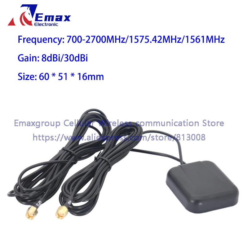 1 шт. 4G + GPS/Beidou 2-в-1 комбинированная антенна 8Dbi 30Dbi усилитель сигнала SMA штекер 3 м кабель
1 шт. 4G + GPS/Beidou 2-в-1 комбинированная антенна 8Dbi 30Dbi усилитель сигнала SMA штекер 3 м кабель