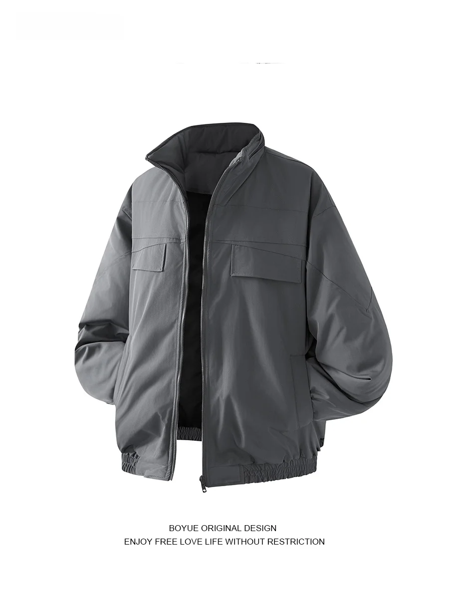 Boyue American Trendy Deconstructed Workwear Stand Collar Cotton Jaet Windproof Versatile Warm Men's Jaet
Boyue American Trendy Deconstructed Workwear Stand Collar Cotton Jaet Windproof Versatile Warm Men's Jaet