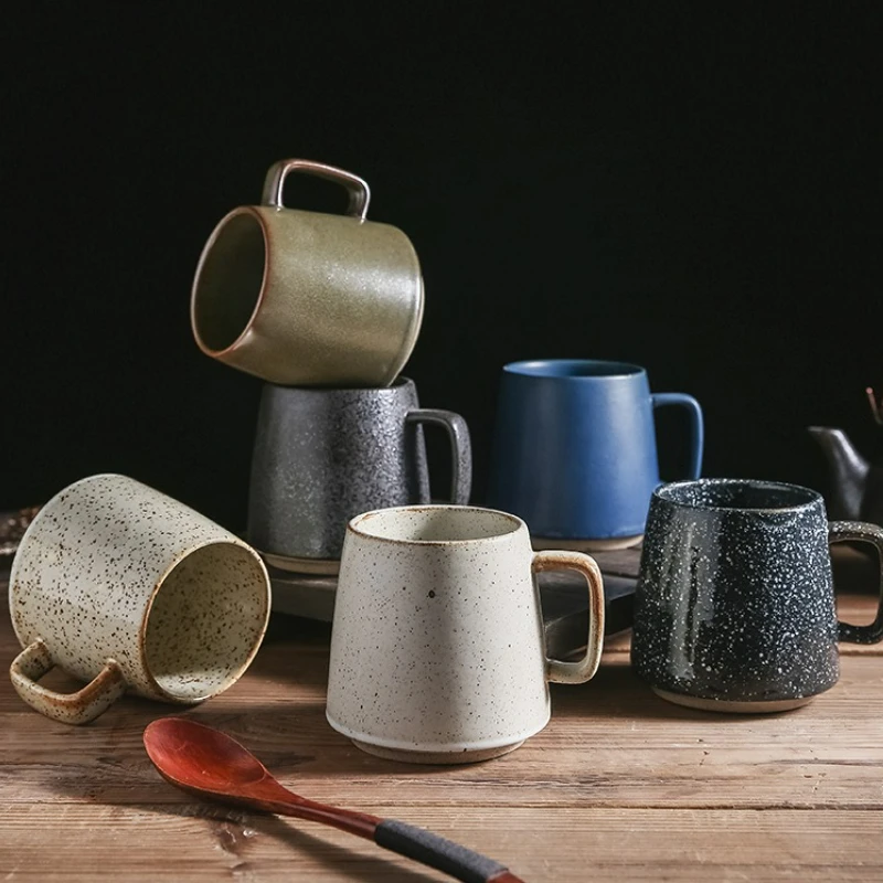 350mL Japanese Creative Retro Ceramic Mug Office Tea Cup Coffee Mug Breakfast Milk Cup Household Kitchen Water Cup 2025 New
350mL Japanese Creative Retro Ceramic Mug Office Tea Cup Coffee Mug Breakfast Milk Cup Household Kitchen Water Cup 2025 New