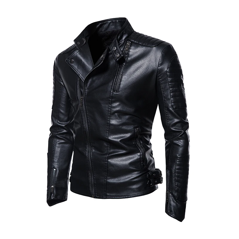 Faux Leather Jacket Men Casual Motorcycle Windbreaker Lapel Collar Outwear Slim Fit Streetwear New Fashion Men's PU Leather Coat
Faux Leather Jacket Men Casual Motorcycle Windbreaker Lapel Collar Outwear Slim Fit Streetwear New Fashion Men's PU Leather Coat