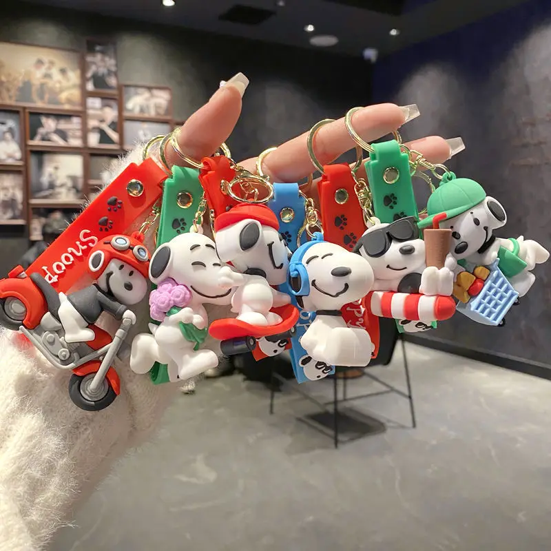 2026 New for Snoopy Keychain Anime Pvc Silicone Keyring Charms Backpack Decoration Pendant Car Key Accessories Birthday Gifts
2026 New for Snoopy Keychain Anime Pvc Silicone Keyring Charms Backpack Decoration Pendant Car Key Accessories Birthday Gifts