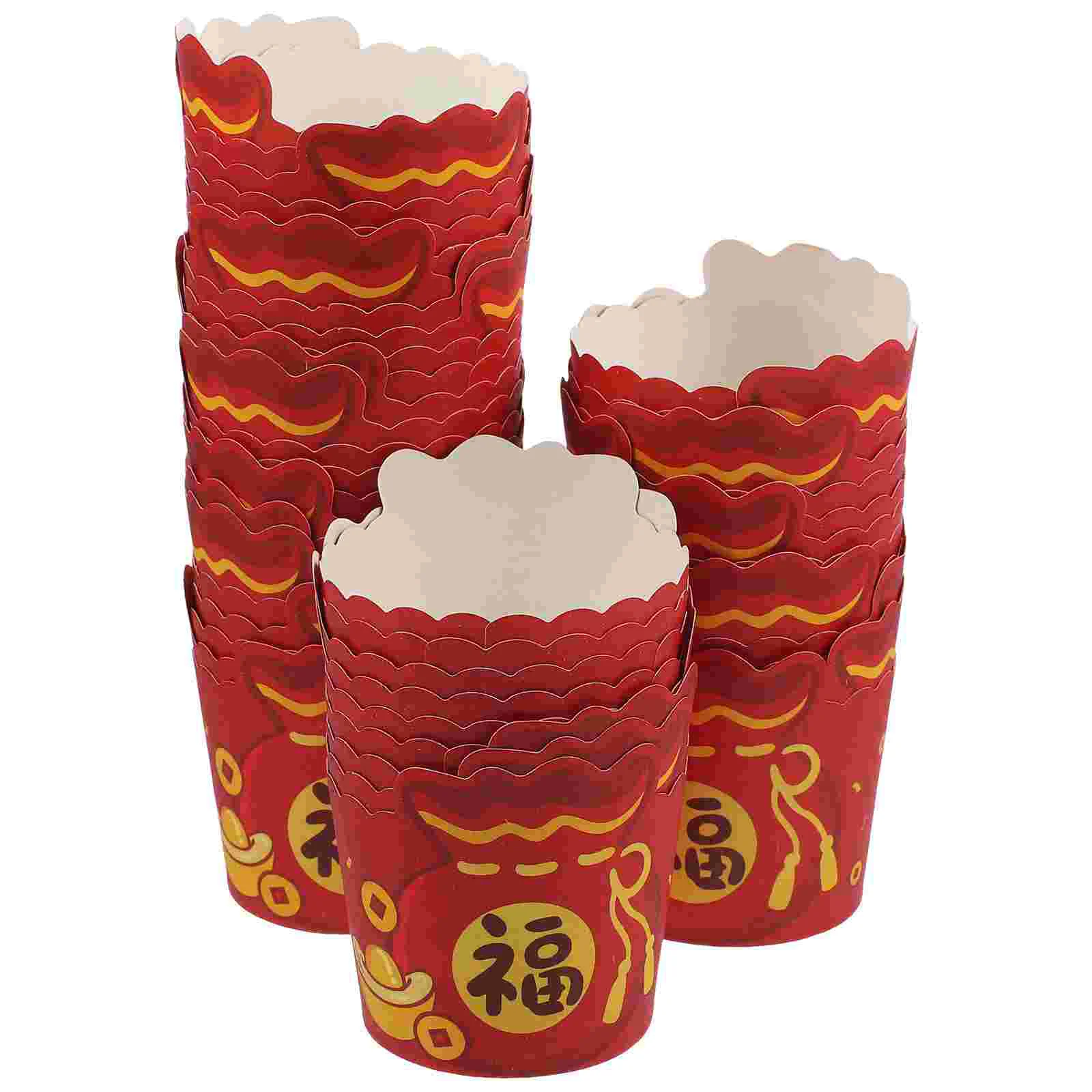 50 Pcs New Year's Muffin Cup Dragon Cupcake Liners Paper Spring Festival Baking Cups Wrappers
50 Pcs New Year's Muffin Cup Dragon Cupcake Liners Paper Spring Festival Baking Cups Wrappers