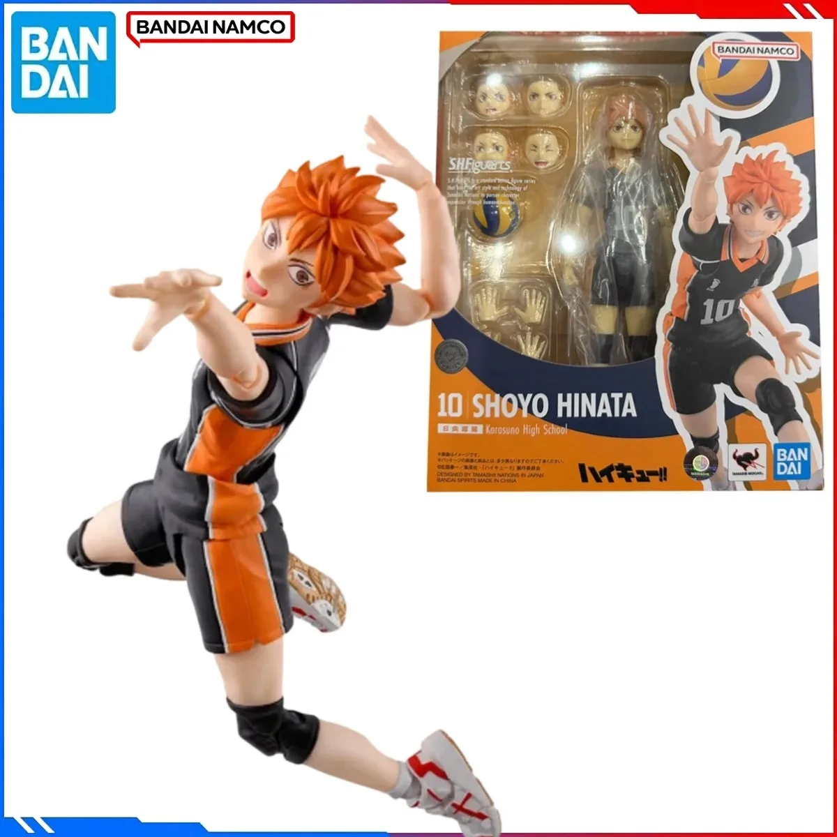 Оригинальный конструктор Bandai Haikyuu: Фигурка Шойо Хинаты (Карасуно) SHF, сборная модель, подарок для мальчиков и девочек
Оригинальный конструктор Bandai Haikyuu: Фигурка Шойо Хинаты (Карасуно) SHF, сборная модель, подарок для мальчиков и девочек