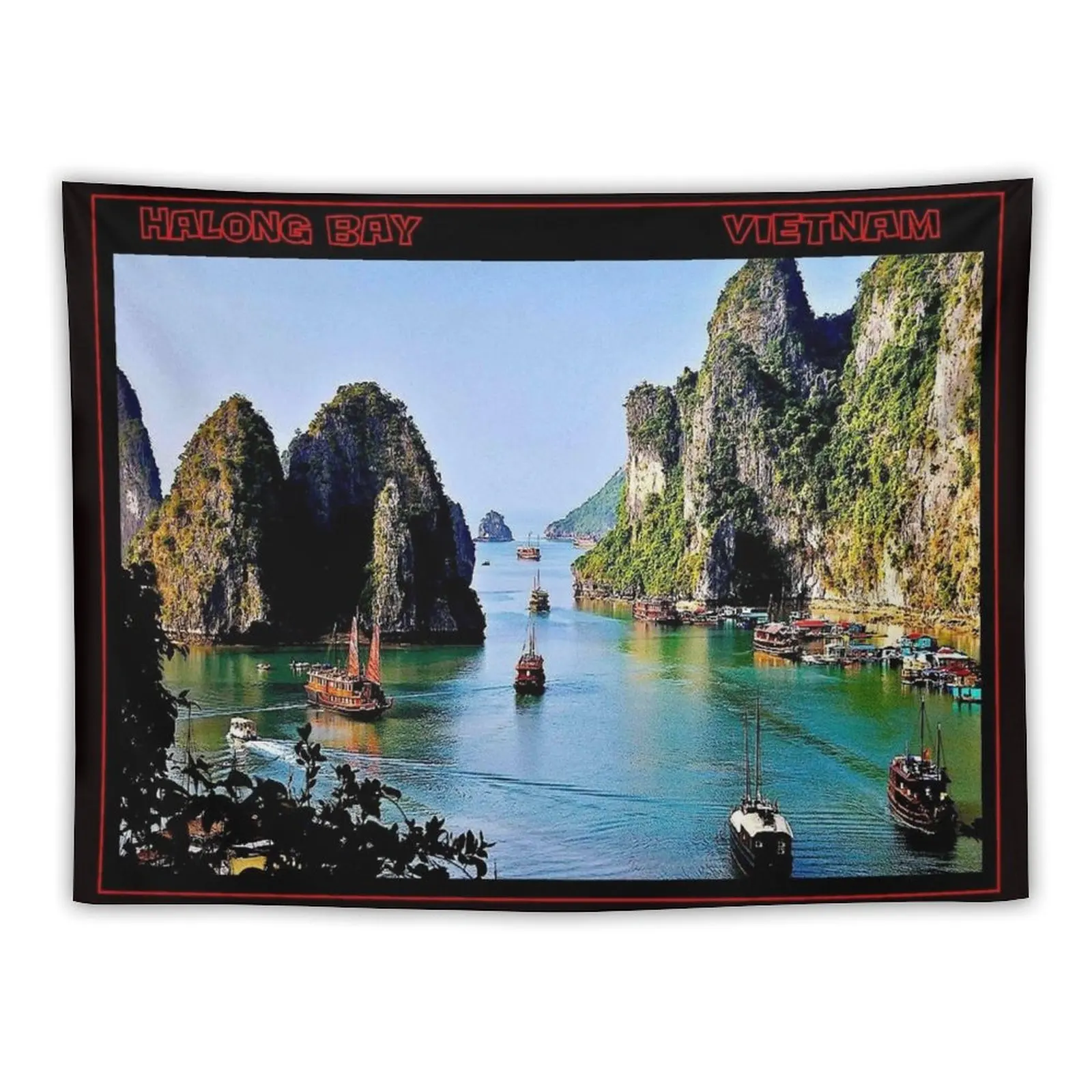 HALONG BAY : Vintage Vietnam Tourism Advertising Print Tapestry Wall Decor Decoration Room Tapestry
HALONG BAY : Vintage Vietnam Tourism Advertising Print Tapestry Wall Decor Decoration Room Tapestry
