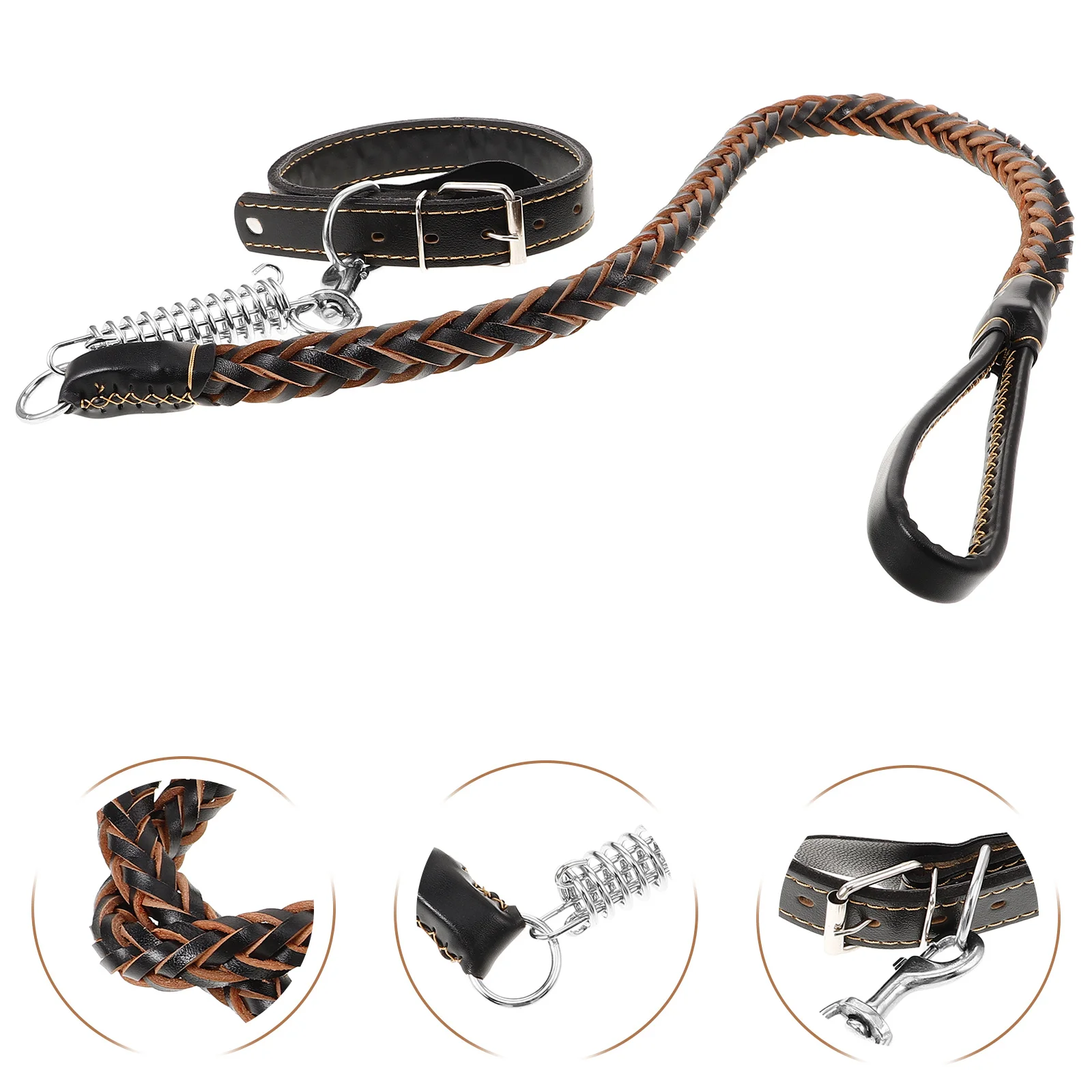 Durable Pet Leash Collar Set Zinc Alloy Soft Comfortable Lightweight Portable Suitable All Sizes Walking Running
Durable Pet Leash Collar Set Zinc Alloy Soft Comfortable Lightweight Portable Suitable All Sizes Walking Running
