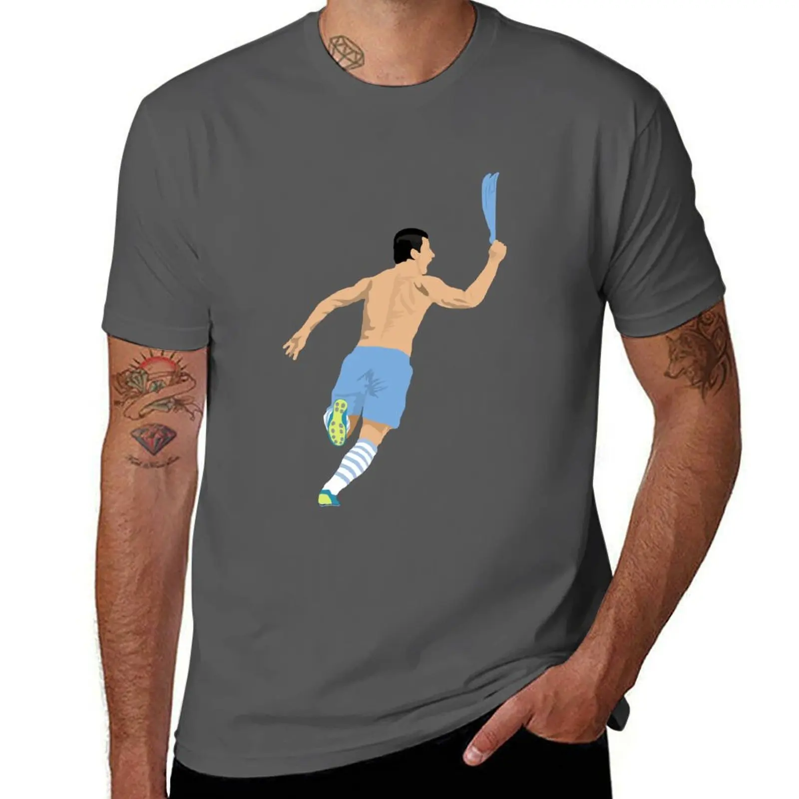 Kun Agüero's legendary goal celebration T-Shirt man t shirt boys whites plus size tops sweat shirts, men
Kun Agüero's legendary goal celebration T-Shirt man t shirt boys whites plus size tops sweat shirts, men