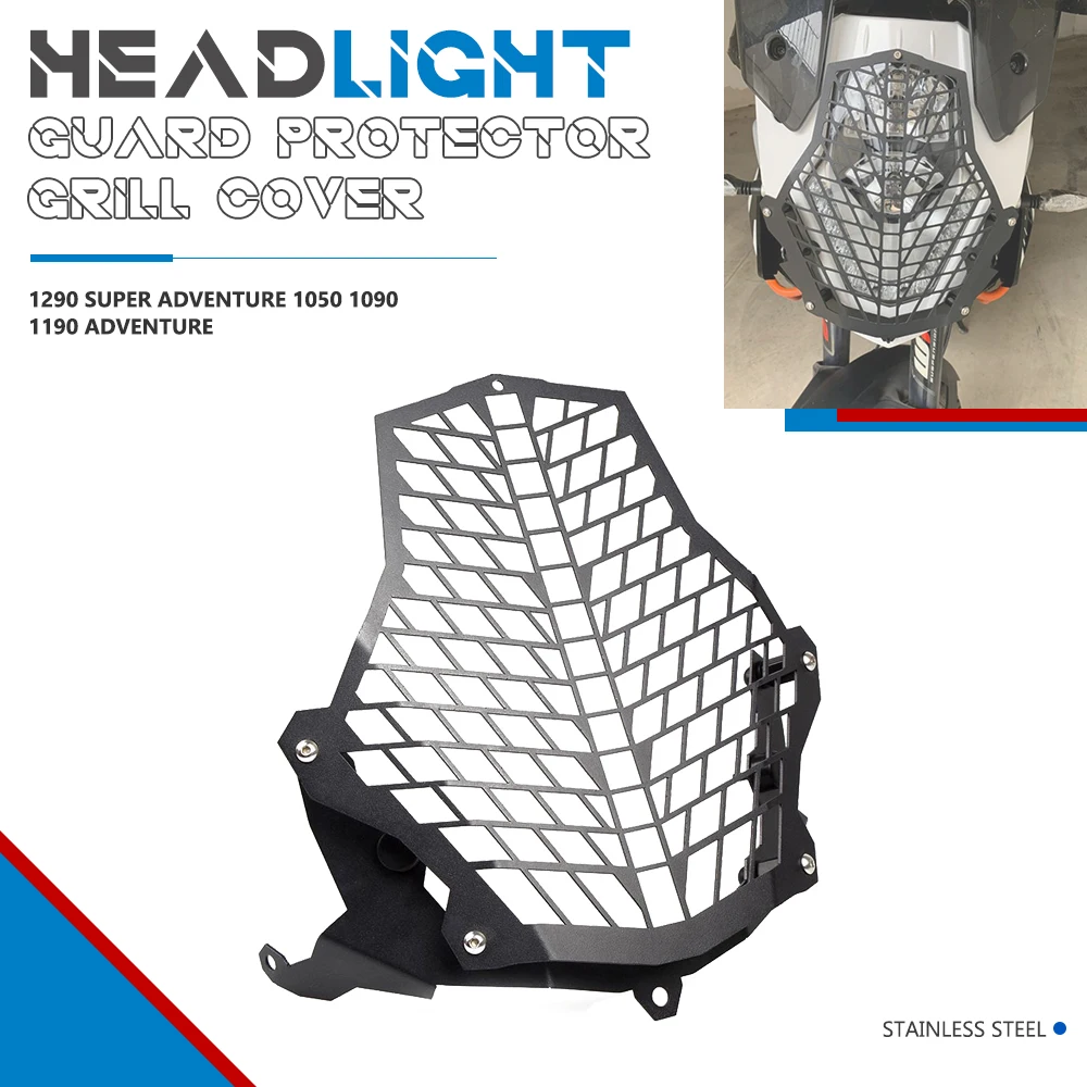 For 1290 Super Adventure 1050 1090 1190 Adventure & R L 2013 2014 2015 2016 2017 2018 Motorcycle Headlight Guard Protector Cover
For 1290 Super Adventure 1050 1090 1190 Adventure & R L 2013 2014 2015 2016 2017 2018 Motorcycle Headlight Guard Protector Cover