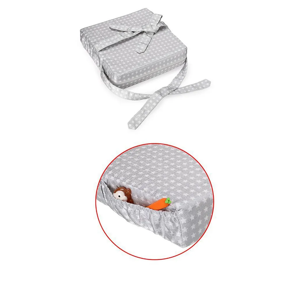 Star Pattern Kids Chair Heightening Cushion Durable Adjustable Strap Dining Cushion for Baby Infant Home Silver
Star Pattern Kids Chair Heightening Cushion Durable Adjustable Strap Dining Cushion for Baby Infant Home Silver