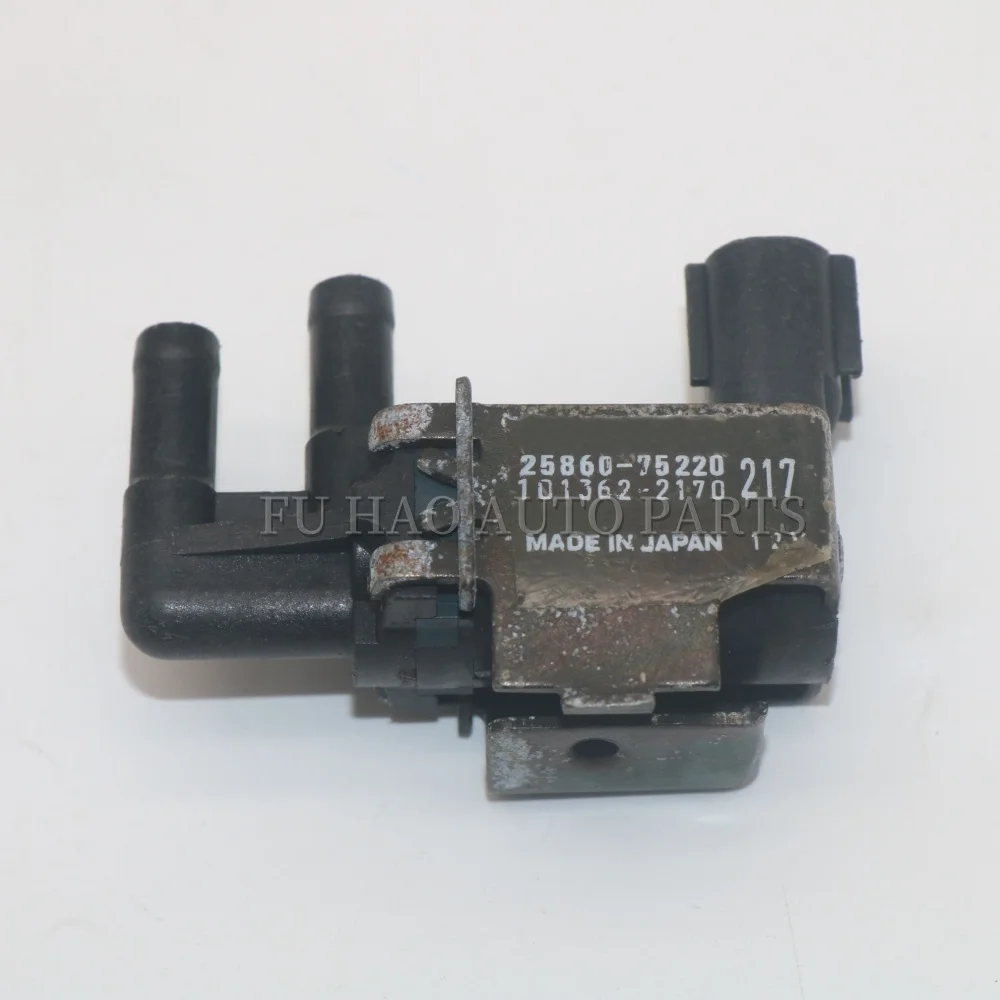 25860-75220 Vacuum Switching Valve for Toyota Tacoma 2RZFE 3RZFE 5VZFE 2000-2002
25860-75220 Vacuum Switching Valve for Toyota Tacoma 2RZFE 3RZFE 5VZFE 2000-2002