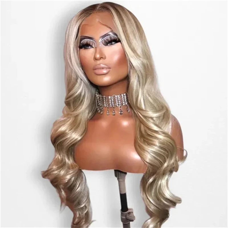 Pretty Honey Blonde Icy Highlights Lace Front Wigs Long Synthetic Hair Futura Fibre Wig Cosplay Straight 13x4 Lace Wigs HD Wig
Pretty Honey Blonde Icy Highlights Lace Front Wigs Long Synthetic Hair Futura Fibre Wig Cosplay Straight 13x4 Lace Wigs HD Wig