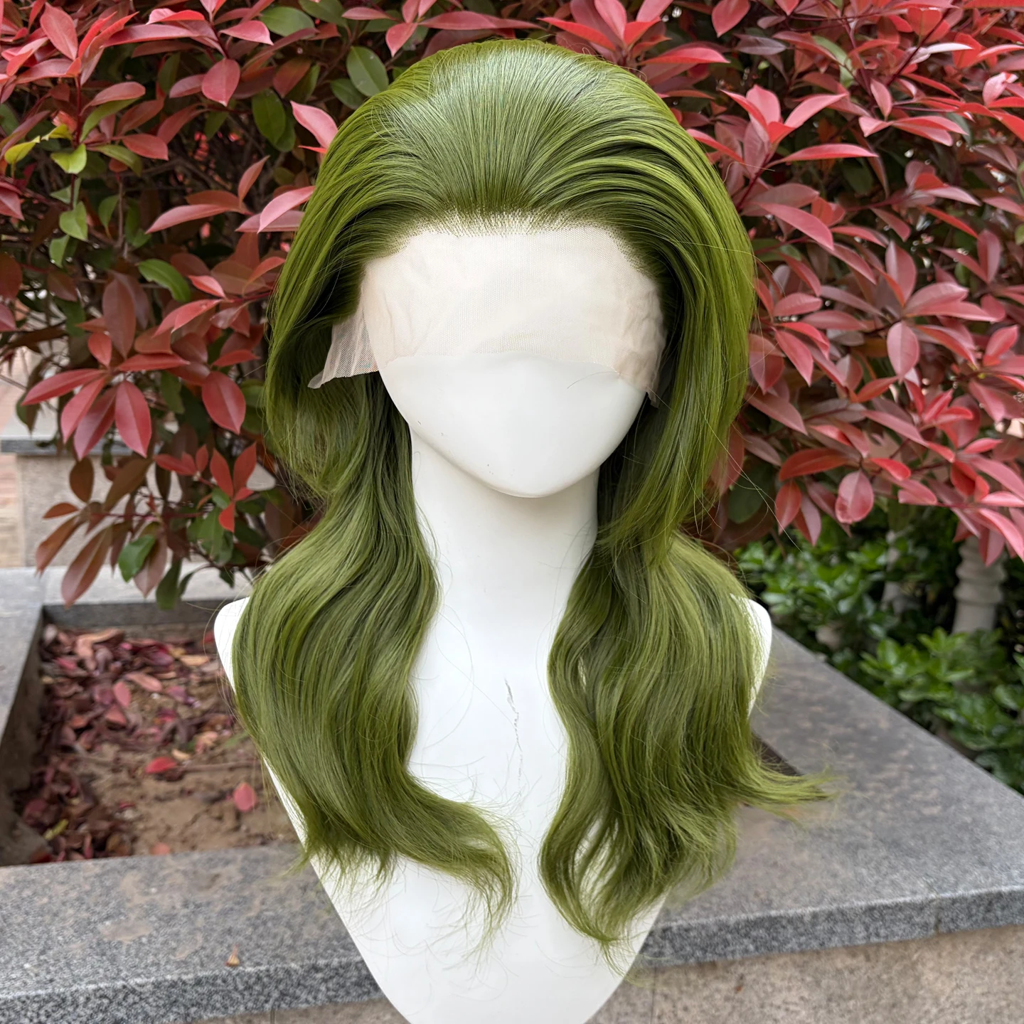 Matcha Green 13X4 Lace Front Wigs Natural Wave Glueless Lace Heat Resistant Fiber Synthetic Hair Wig Mullet Cosplay Wigs
Matcha Green 13X4 Lace Front Wigs Natural Wave Glueless Lace Heat Resistant Fiber Synthetic Hair Wig Mullet Cosplay Wigs
