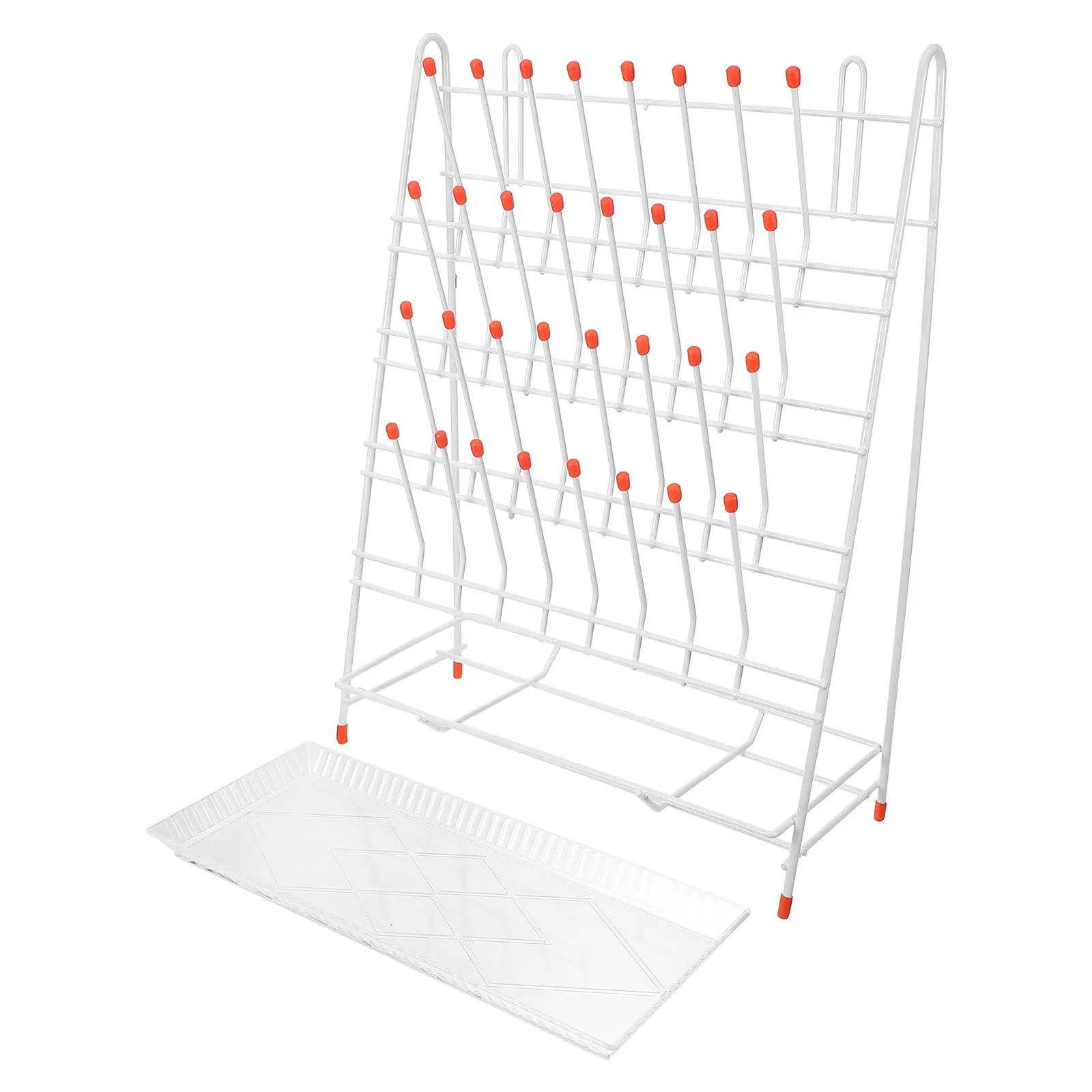 Test Tube Drying Rack 32-Slot Metal Laboratory Draining Holder Stable Anti-Slip Pads Compact Glassware Drying Rack
Test Tube Drying Rack 32-Slot Metal Laboratory Draining Holder Stable Anti-Slip Pads Compact Glassware Drying Rack