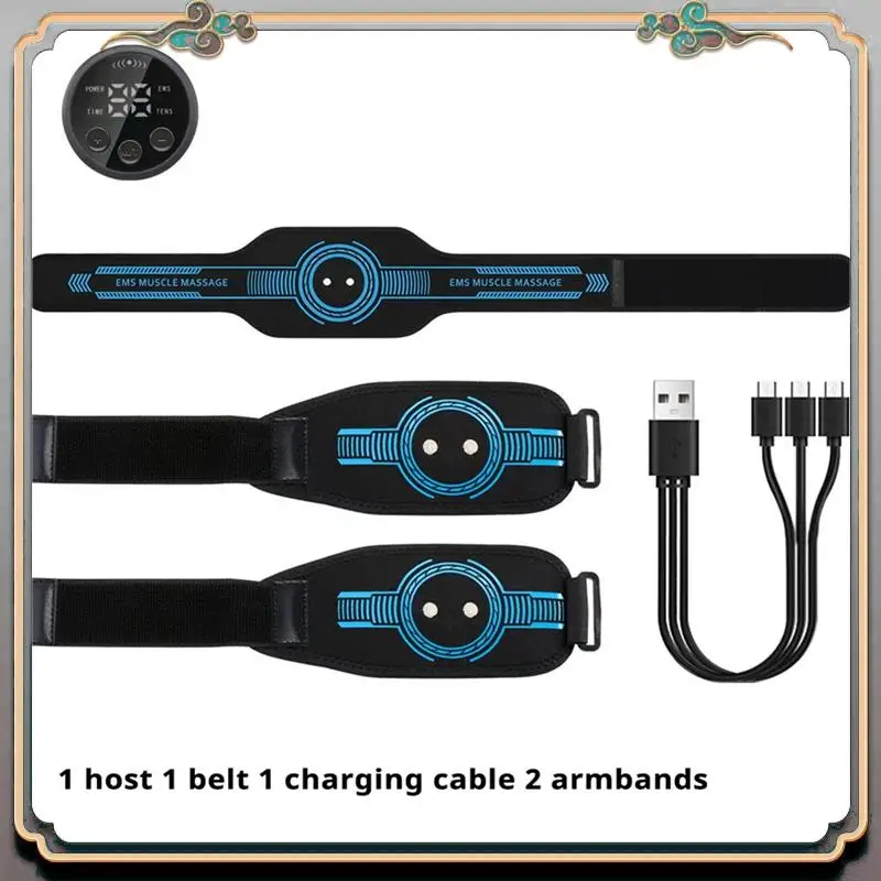 Durable Multi-Use USB Rechargeable Abdominal Toning Belt EMS Muscle Stimulator For Body Massaging - Waist, Arm, Leg Toner
Durable Multi-Use USB Rechargeable Abdominal Toning Belt EMS Muscle Stimulator For Body Massaging - Waist, Arm, Leg Toner