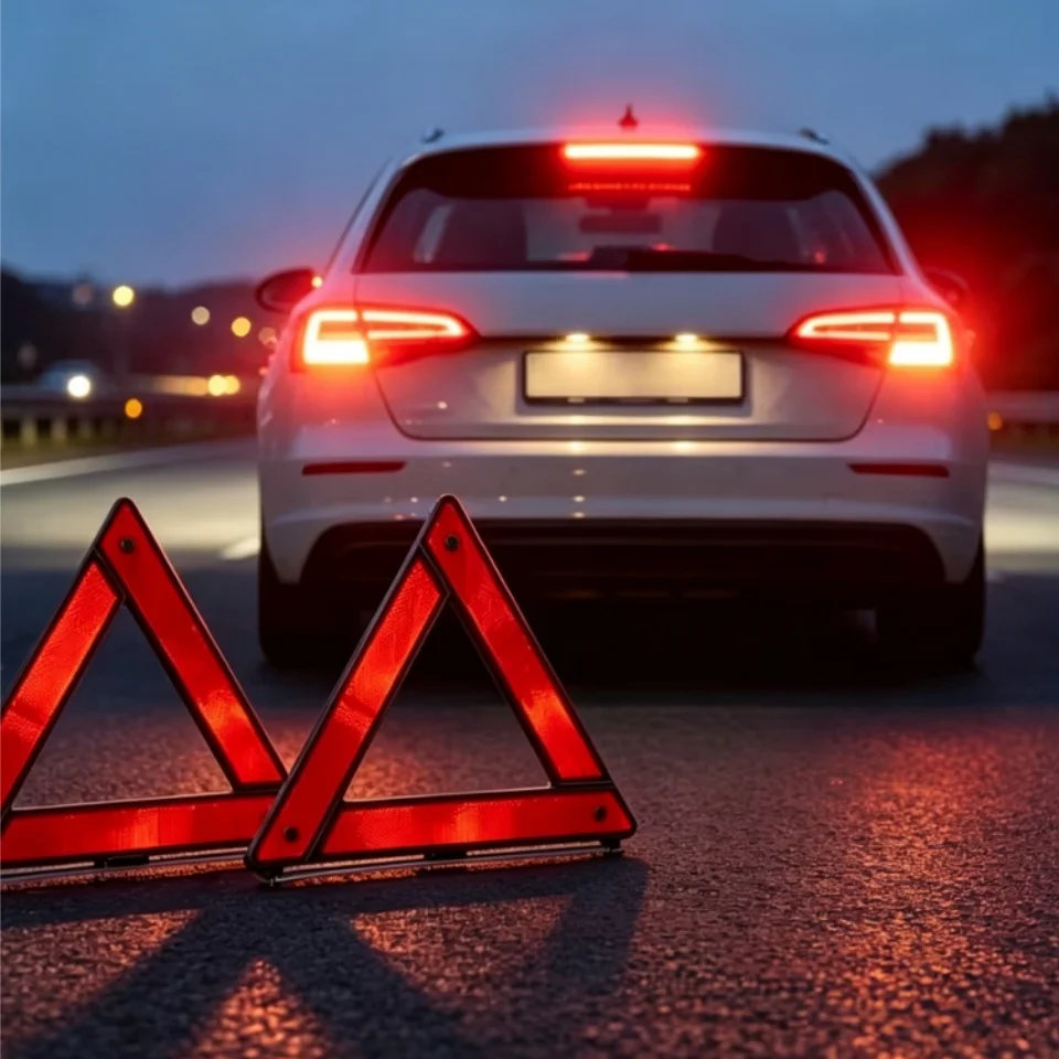 1pc Car Emergency Triangle Warning Sign Reflective Breakdown Safety Hazard Foldable Roadside Breakdown Warning Road Safety Part
1pc Car Emergency Triangle Warning Sign Reflective Breakdown Safety Hazard Foldable Roadside Breakdown Warning Road Safety Part