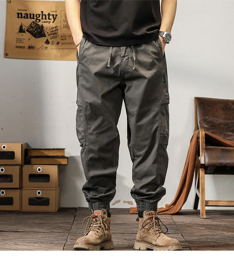 Men's Large Size Work Pants Loose Fit Spring Autumn Fashion Elastic Waist Stretchy Cuffed Wide Leg Harlan Sports Trousers
Men's Large Size Work Pants Loose Fit Spring Autumn Fashion Elastic Waist Stretchy Cuffed Wide Leg Harlan Sports Trousers