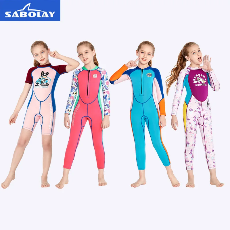 SABOLAY Autumn Winter Diving Suit Children 2MM Thick One-Piece Swimsuit Girl Long Sleeved Sunscreen Surfing Swimwear
SABOLAY Autumn Winter Diving Suit Children 2MM Thick One-Piece Swimsuit Girl Long Sleeved Sunscreen Surfing Swimwear