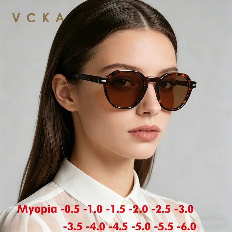 VCKA Classics Acetate Frame Myopia Polarization Sunglasses Women Men Retro Glasses Prescription Optics Eyewear -0.50 to -10
VCKA Classics Acetate Frame Myopia Polarization Sunglasses Women Men Retro Glasses Prescription Optics Eyewear -0.50 to -10