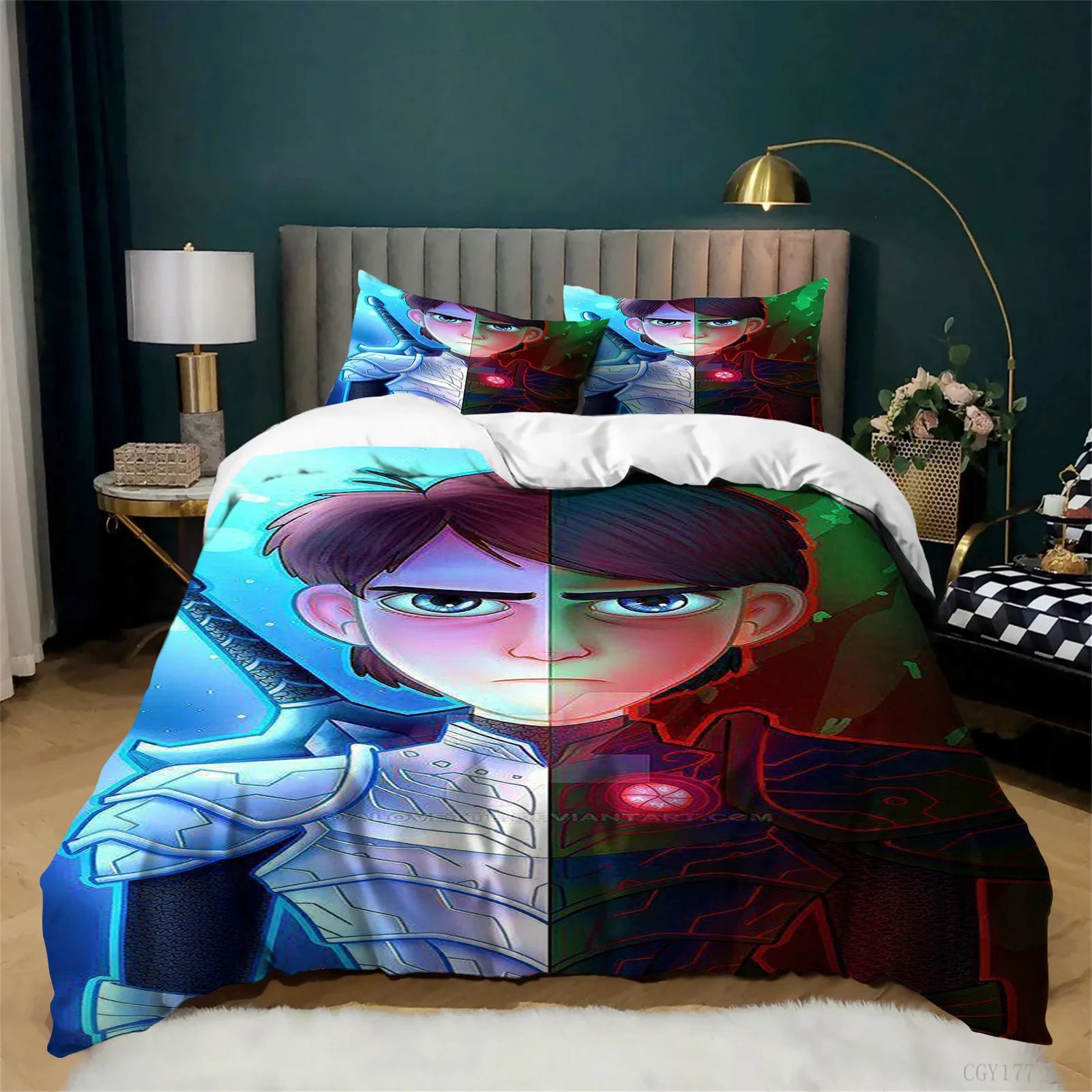 Troll-hun-ters Ultra Soft All-Season 3Pcs Duvet Cover Set Lightweight Quilt Cover 3D Printed Kids Graphics Bedding Set Teens
Troll-hun-ters Ultra Soft All-Season 3Pcs Duvet Cover Set Lightweight Quilt Cover 3D Printed Kids Graphics Bedding Set Teens