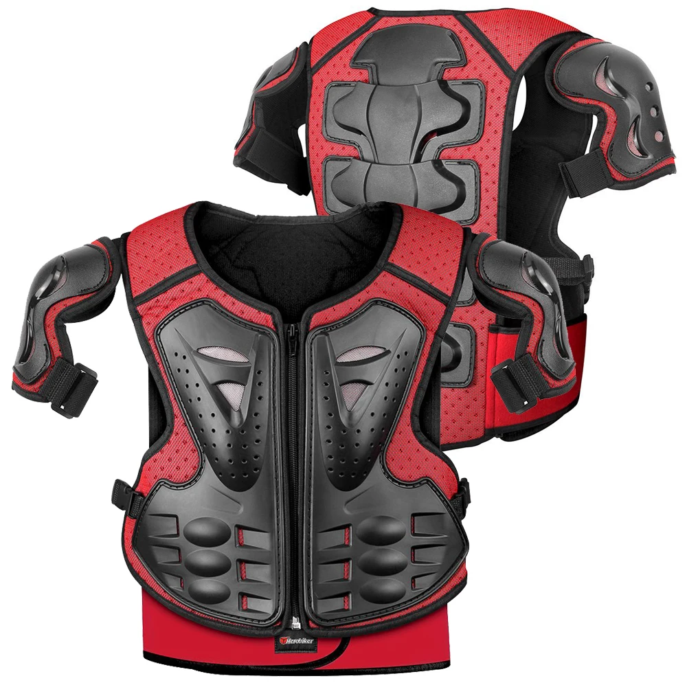 Детский мотоциклетный бронежилет, защитное снаряжение, велосипедная защита колена и локтей, спортивное оборудование для защиты груди и спины на открытом воздухе 
Детский мотоциклетный бронежилет, защитное снаряжение, велосипедная защита колена и локтей, спортивное оборудование для защиты груди и спины на открытом воздухе