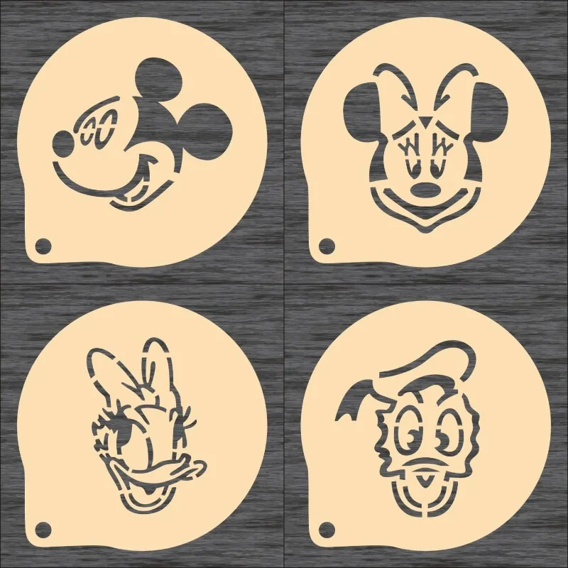 Mickey Mouse Mold Minnie Cartoon Cute Character Creative Hollow Tiramisu Cookies Printed Coffee Latte Art Dusting Baking Tool
Mickey Mouse Mold Minnie Cartoon Cute Character Creative Hollow Tiramisu Cookies Printed Coffee Latte Art Dusting Baking Tool