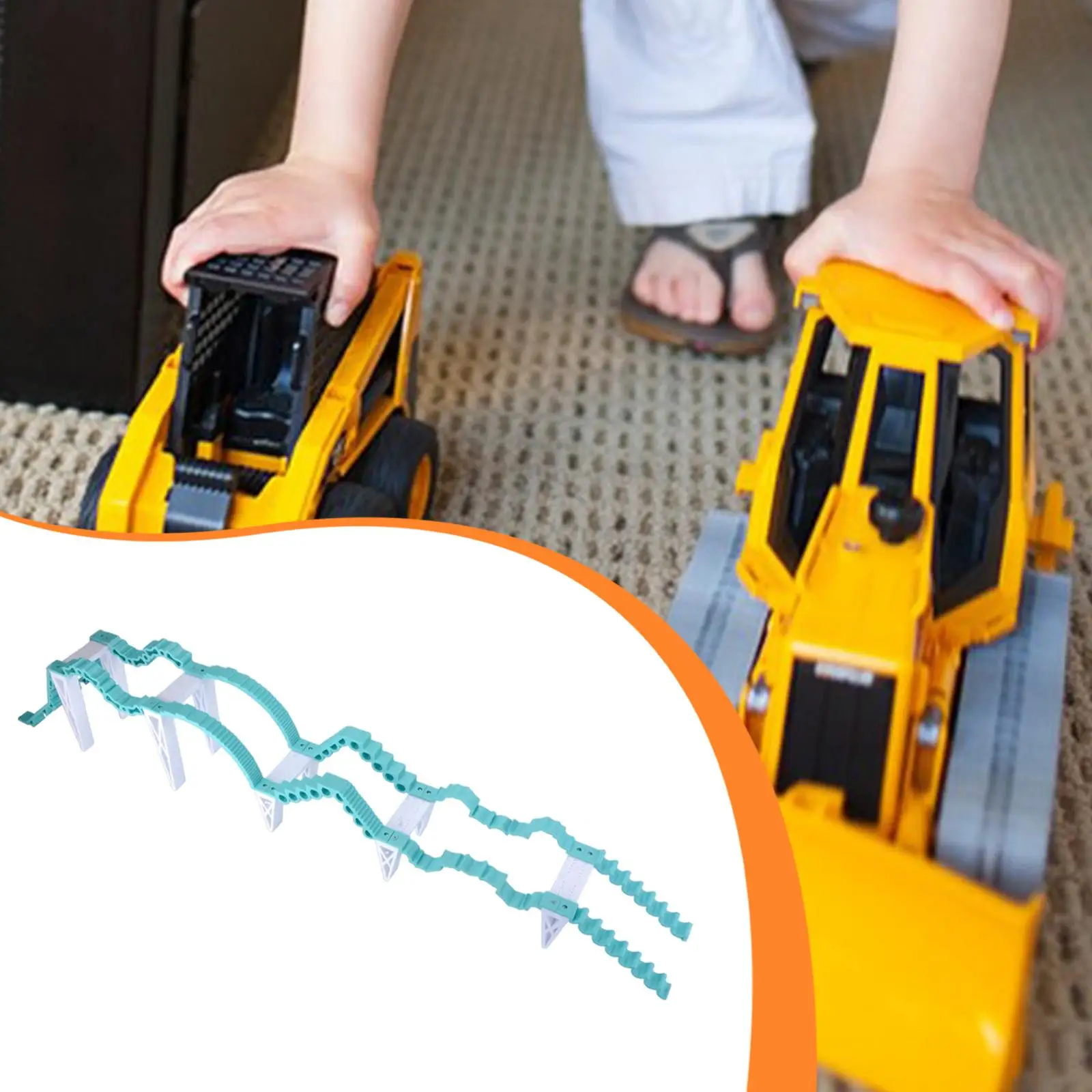 Scale RC Bridge Durable Plastic Roadblock Obstacle Professional Climbing Accessory for 1/30 RC Crawler Scene
Scale RC Bridge Durable Plastic Roadblock Obstacle Professional Climbing Accessory for 1/30 RC Crawler Scene