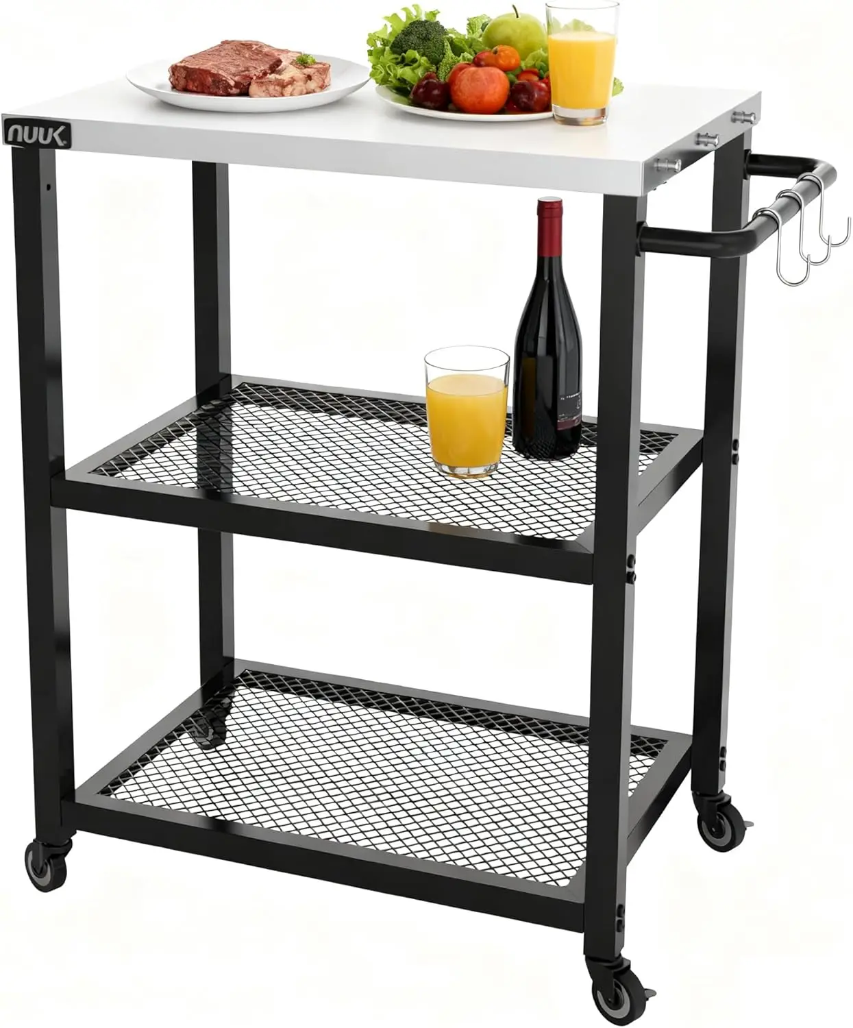 Rolling Outdoor Grill Cart Wheel Stainless Steel Table Pizza Oven Stand BBQ Prep Table Outside Kitchen Cabinet Garden Backyard B
Rolling Outdoor Grill Cart Wheel Stainless Steel Table Pizza Oven Stand BBQ Prep Table Outside Kitchen Cabinet Garden Backyard B