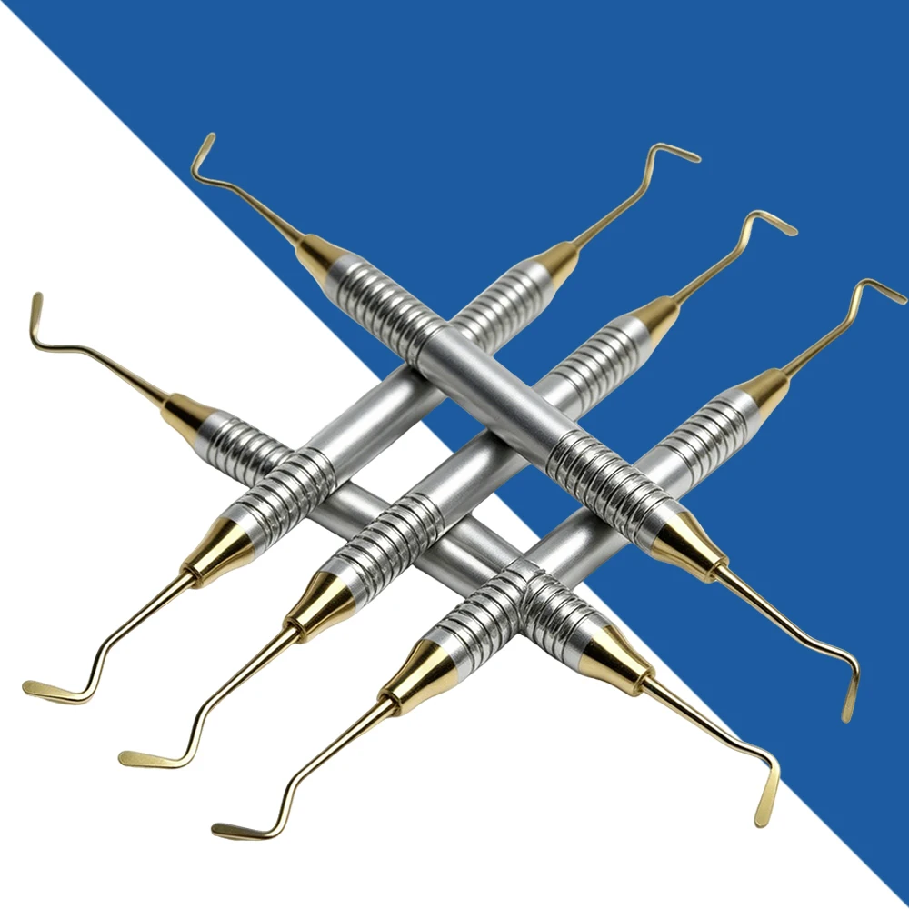 5 Piece Double Head Stainless Steel Dental Spatula Set for Composite Resin Restoration and Filling
5 Piece Double Head Stainless Steel Dental Spatula Set for Composite Resin Restoration and Filling