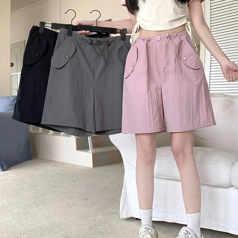 2026 Summer New Cargo Women's Shorts Thin High Waist Casual Wide Leg Pantsalone Loose Plus Size Sweatshorts Lady Clothing KE133
2026 Summer New Cargo Women's Shorts Thin High Waist Casual Wide Leg Pantsalone Loose Plus Size Sweatshorts Lady Clothing KE133