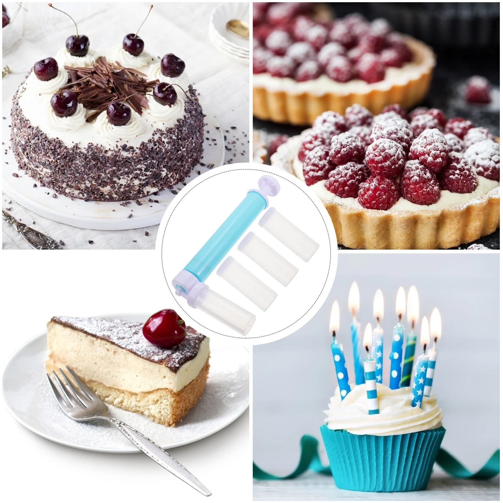 1Set Cake Coloring Sprayer Manual Airbrush Baking Supplies Practical Gift for Home Bakery Fast Efficient Decorative Tool
1Set Cake Coloring Sprayer Manual Airbrush Baking Supplies Practical Gift for Home Bakery Fast Efficient Decorative Tool