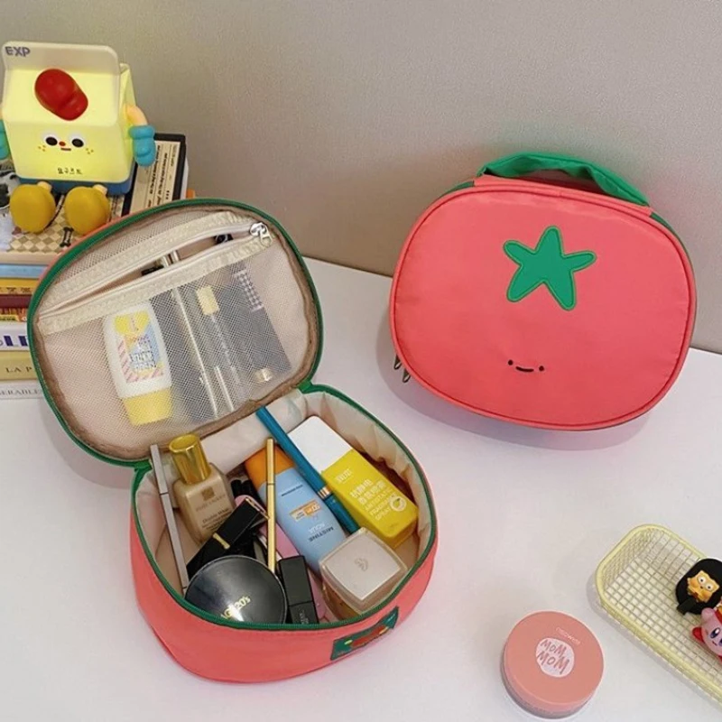 Hot sale Tomato Makeup Bag Nylon Waterproof Portable Toiletry Pouch Unique Cute Design Cosmetic Organizer
Hot sale Tomato Makeup Bag Nylon Waterproof Portable Toiletry Pouch Unique Cute Design Cosmetic Organizer
