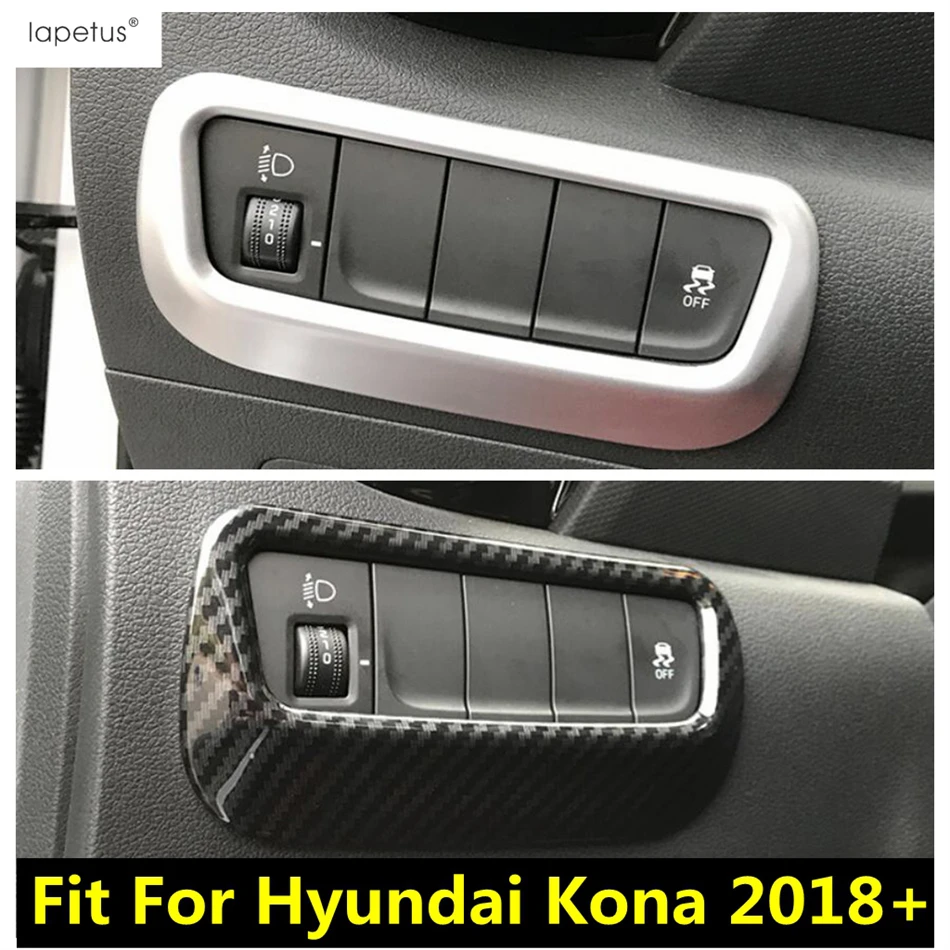 Car Head Light Lamp Button Switch Decoration Cover Trim For Hyundai Kona 2018 - 2023 Matte / Carbon Fiber Accessories Interior
Car Head Light Lamp Button Switch Decoration Cover Trim For Hyundai Kona 2018 - 2023 Matte / Carbon Fiber Accessories Interior