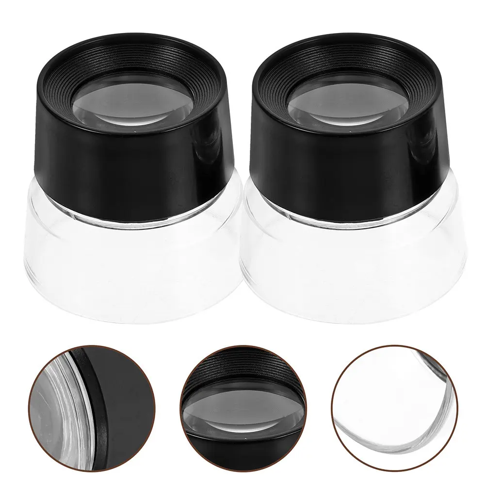 6Pcs Jewelry Loupe 10X Magnifier Cylindrical Stable Design No Wobble Portable for Jewelry Shop Appraisal Auction Exhibition Use
6Pcs Jewelry Loupe 10X Magnifier Cylindrical Stable Design No Wobble Portable for Jewelry Shop Appraisal Auction Exhibition Use