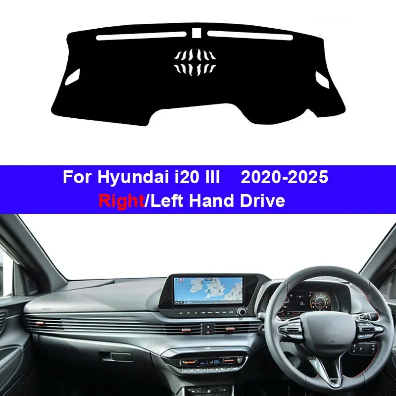 Car Dashboard Cover DashMat for Hyundai I20 III 2020-2024 2025 Avoid Light Pad Accessories Anti-UV Case Carpet Car Accessories
Car Dashboard Cover DashMat for Hyundai I20 III 2020-2024 2025 Avoid Light Pad Accessories Anti-UV Case Carpet Car Accessories