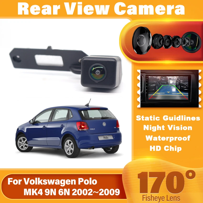 HD CCD камера заднего вида ночного видения для Volkswagen Polo для VW Polo MK4 9N 6N 2002 ~ 2009 камера заднего вида камера номерного знака
HD CCD камера заднего вида ночного видения для Volkswagen Polo для VW Polo MK4 9N 6N 2002 ~ 2009 камера заднего вида камера номерного знака