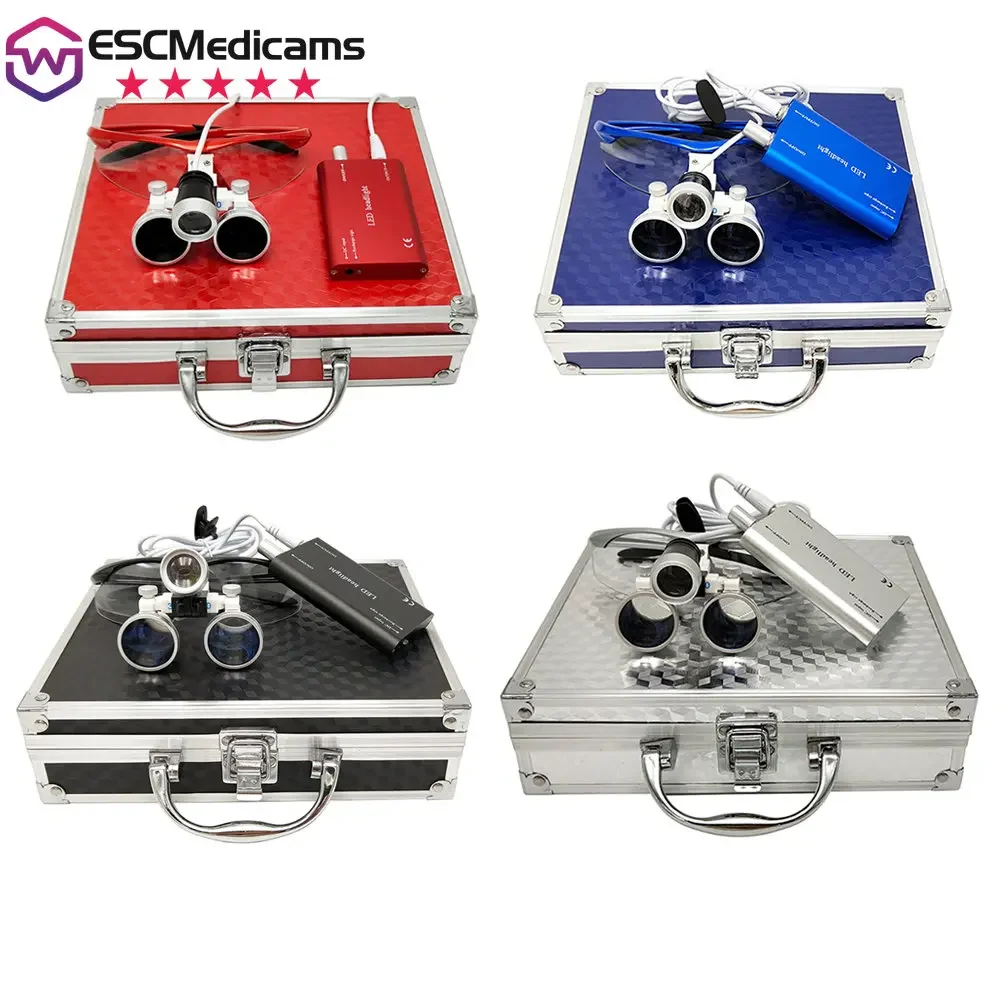 3.5x420 Dental Loupes with Headlight Magnifying Dental Lab Medical Binocular Loupes Set Metal Box 3W Headlamp
3.5x420 Dental Loupes with Headlight Magnifying Dental Lab Medical Binocular Loupes Set Metal Box 3W Headlamp