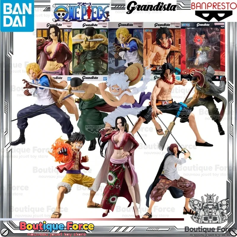 BANDAI Grandista One Piece Boa Hancock Roronoa Zoro Sabo Edward Newgate Luffy Ace Shanks Action Figure Toy Model Collectible
BANDAI Grandista One Piece Boa Hancock Roronoa Zoro Sabo Edward Newgate Luffy Ace Shanks Action Figure Toy Model Collectible