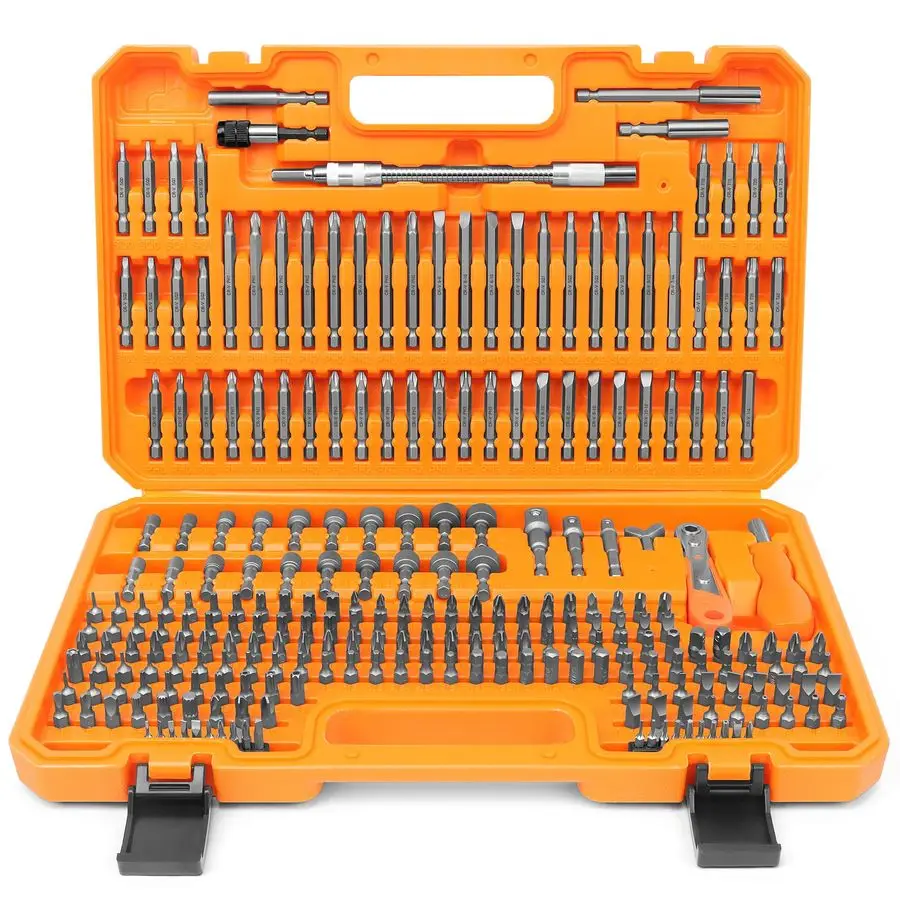 20Piece Hex Head Allen Wrench Drill Bit Set, Metric and SAE S2 Steel Hex Bits Set, Magnetic Tips, 2.3 Long With Storage box. 258
20Piece Hex Head Allen Wrench Drill Bit Set, Metric and SAE S2 Steel Hex Bits Set, Magnetic Tips, 2.3 Long With Storage box. 258