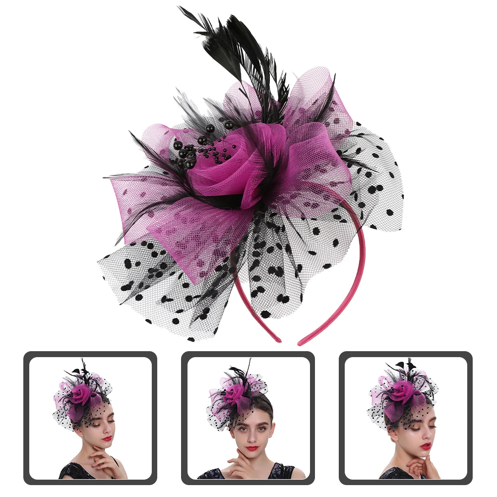 Headband Bridal Wedding Fascinator Banquet Hat Hair Accessories For Women Lightweight Elastic Comfortable With
Headband Bridal Wedding Fascinator Banquet Hat Hair Accessories For Women Lightweight Elastic Comfortable With