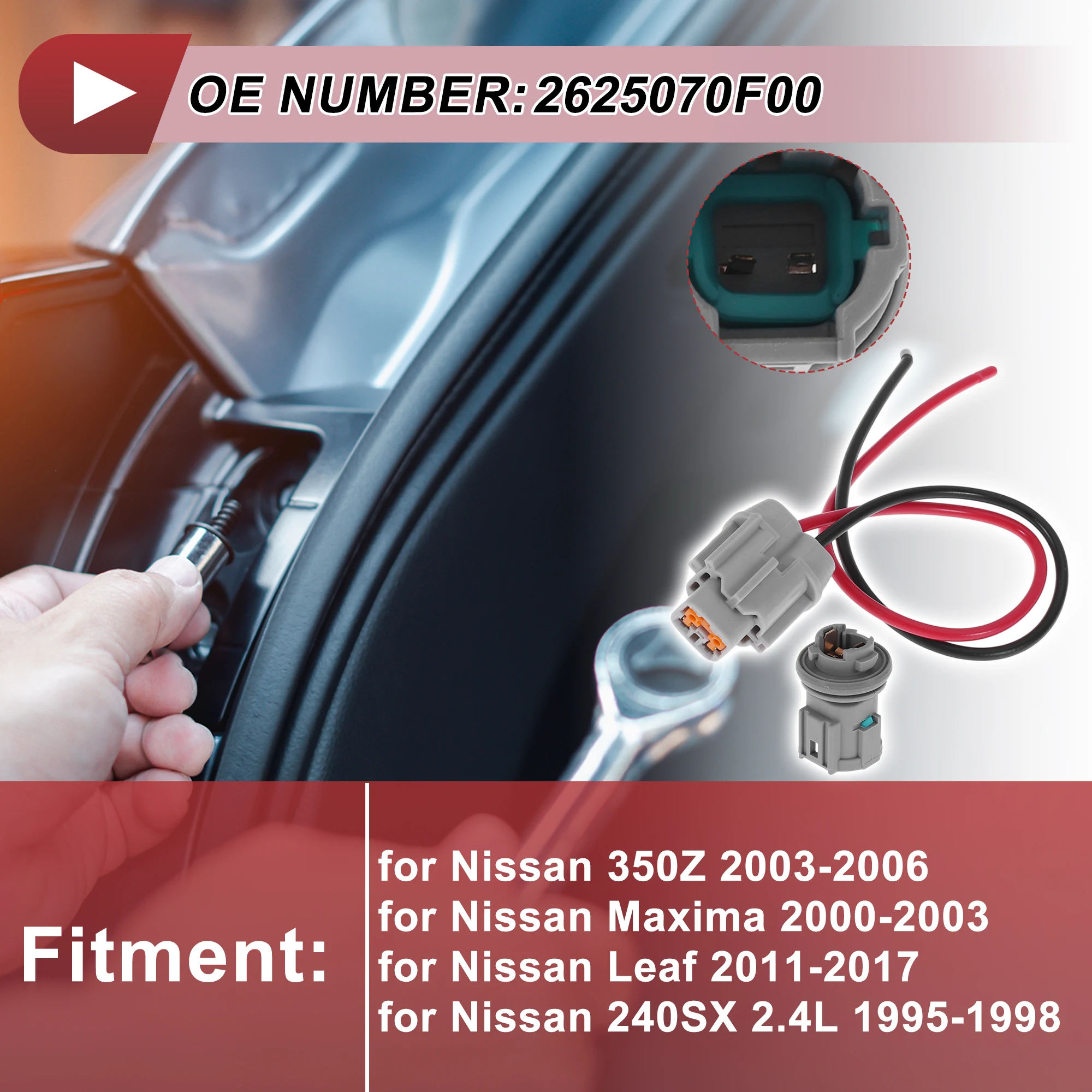 UXCELL Marker Light Socket Wiring for Nissan 350Z 03-06 No.2625070F00 Bulb Pigtail
UXCELL Marker Light Socket Wiring for Nissan 350Z 03-06 No.2625070F00 Bulb Pigtail
