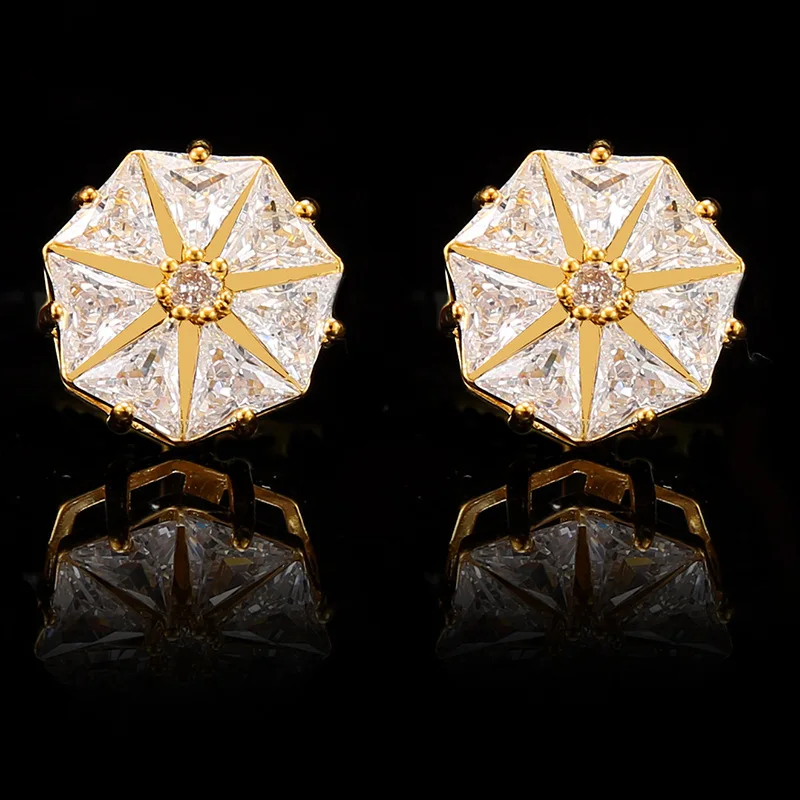 Cufflinks men's light luxury women's hexagonal shape zircon French suit shirt gemstone diamond sleeve studs cuff buckle cross-bo
Cufflinks men's light luxury women's hexagonal shape zircon French suit shirt gemstone diamond sleeve studs cuff buckle cross-bo