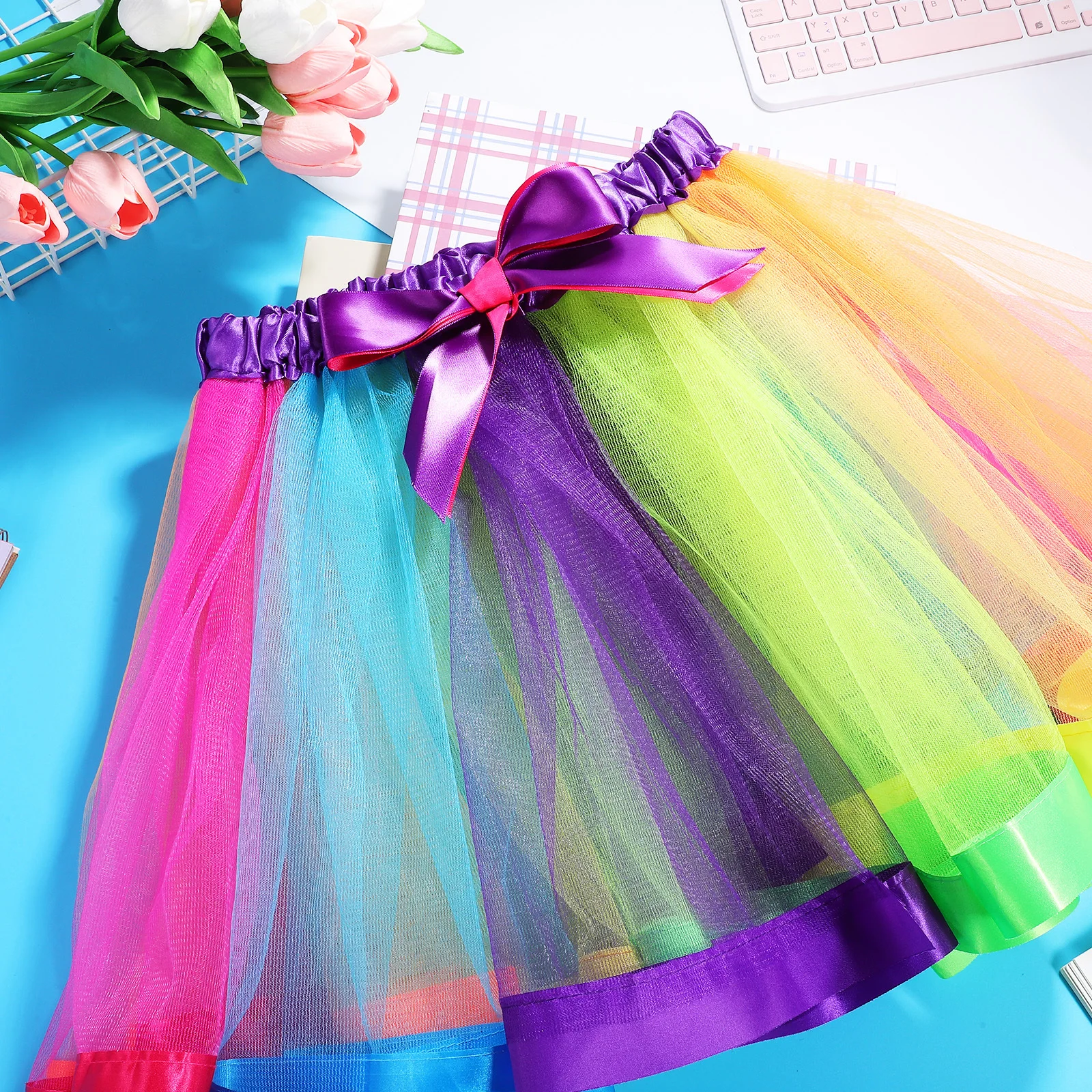 Rainbow Tutu Skirt Comfortable Stretch Waist Colorful Dance Party Tulle Mesh Ballet Skirt Rainbow Dress Women Prom Dress
Rainbow Tutu Skirt Comfortable Stretch Waist Colorful Dance Party Tulle Mesh Ballet Skirt Rainbow Dress Women Prom Dress