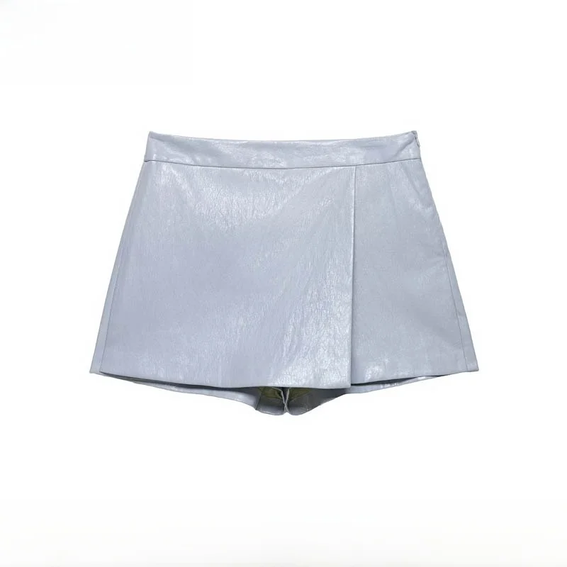 Spring Summer New Women's Fashionable Leatherette Double-breasted Skirt Pant High Waist A-line Standard Fit Polyester Fiber
Spring Summer New Women's Fashionable Leatherette Double-breasted Skirt Pant High Waist A-line Standard Fit Polyester Fiber