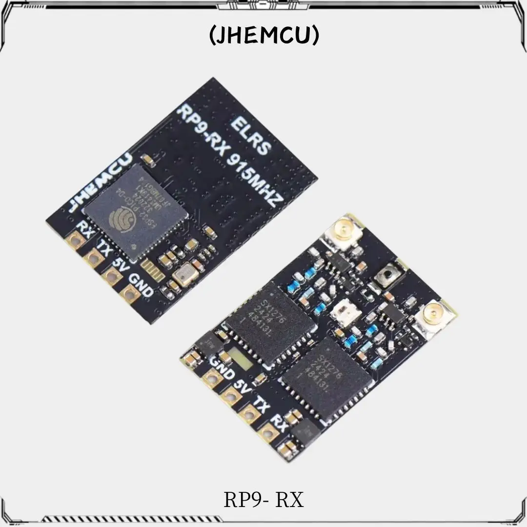 JHEMCU New RP9-RX ELRS 915MHZ Diversity Receiver Built-in TCXO for RC Airplane FPV Long Range Drone
JHEMCU New RP9-RX ELRS 915MHZ Diversity Receiver Built-in TCXO for RC Airplane FPV Long Range Drone