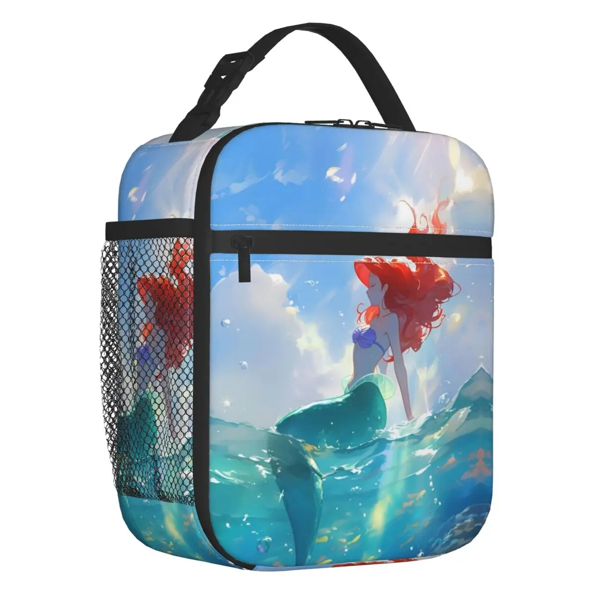 Custom The Little Mermaid Thermal Insulated Lunch Bags Kawaii Princess Cartoon Portable Lunch Tote for School Storage Food Box
Custom The Little Mermaid Thermal Insulated Lunch Bags Kawaii Princess Cartoon Portable Lunch Tote for School Storage Food Box