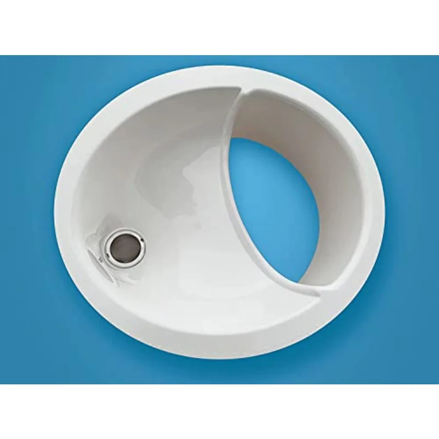 Composting Toilet Liquid Diverter Insert by Universal Separator Easy-Clean ABS White
Composting Toilet Liquid Diverter Insert by Universal Separator Easy-Clean ABS White