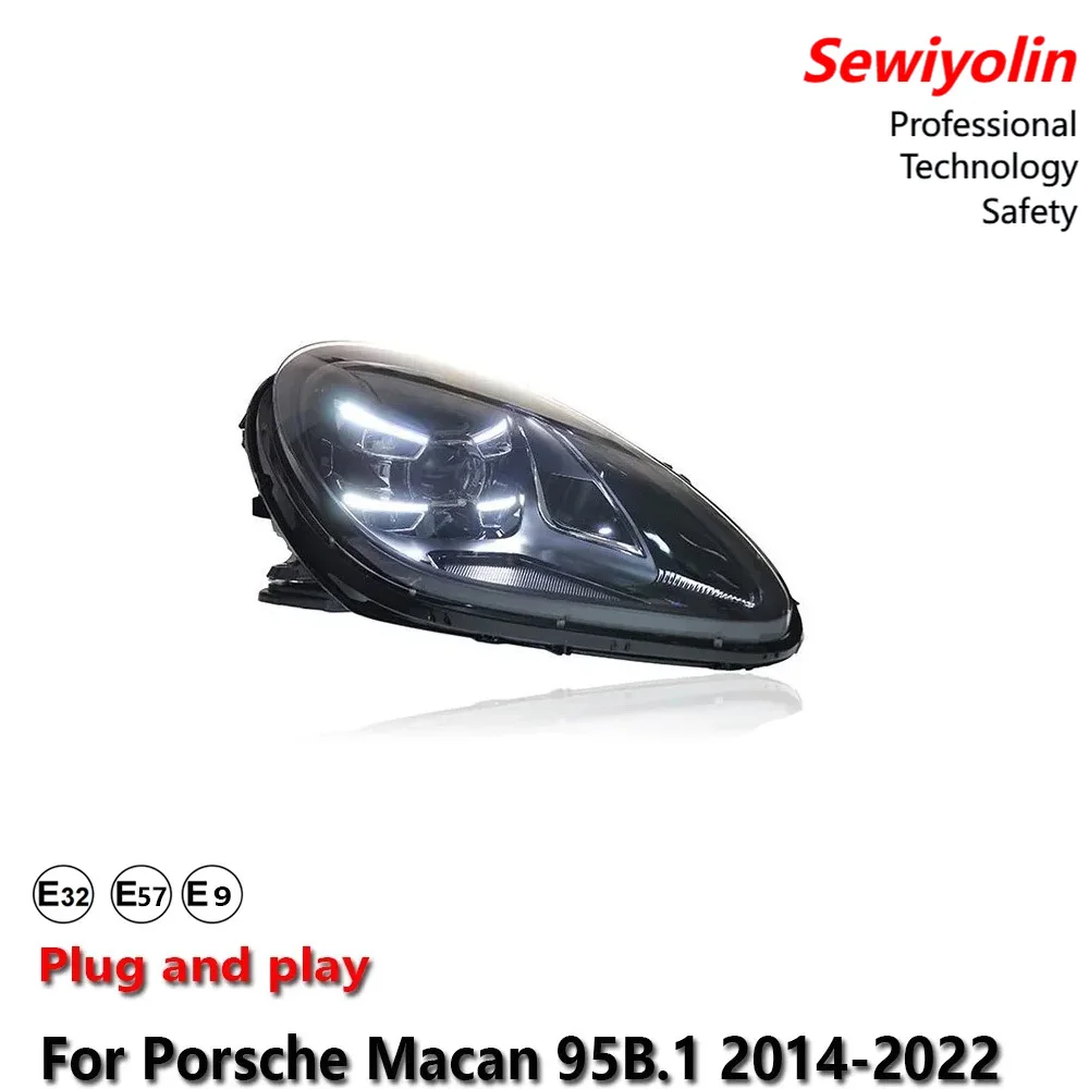 Car Headlights Assemblies For Porsche Macan 95B.1 2014-2022 Upgraded LED Head lamps DRL Brake Turn Signal Lamp Plug and Play
Car Headlights Assemblies For Porsche Macan 95B.1 2014-2022 Upgraded LED Head lamps DRL Brake Turn Signal Lamp Plug and Play