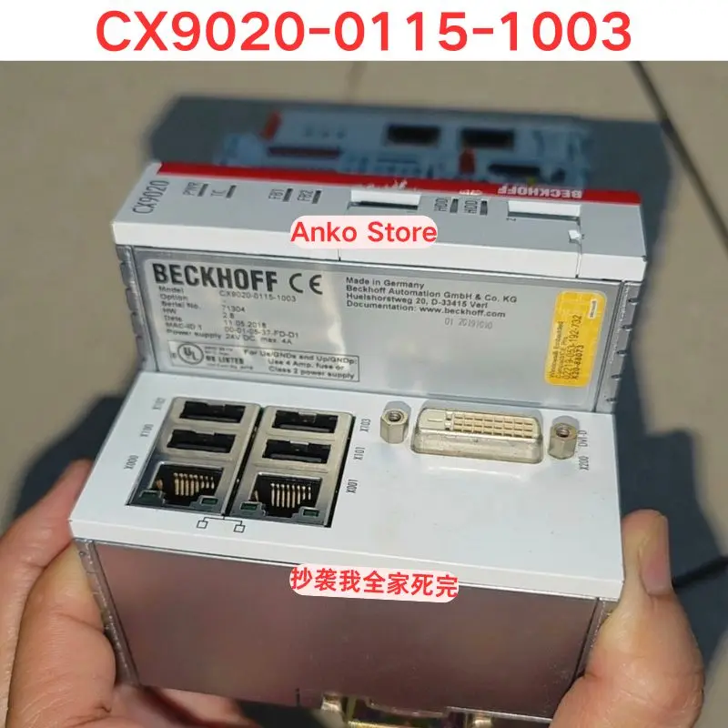 Second-hand test OK CX9020-0115-1003 PLC module
Second-hand test OK CX9020-0115-1003 PLC module