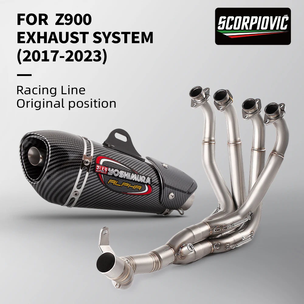 Motorcycle Full Exhaust Systems For Z900 2017 - 2022 Years Yoshimura Pipe Connect Header Link Pipe
Motorcycle Full Exhaust Systems For Z900 2017 - 2022 Years Yoshimura Pipe Connect Header Link Pipe